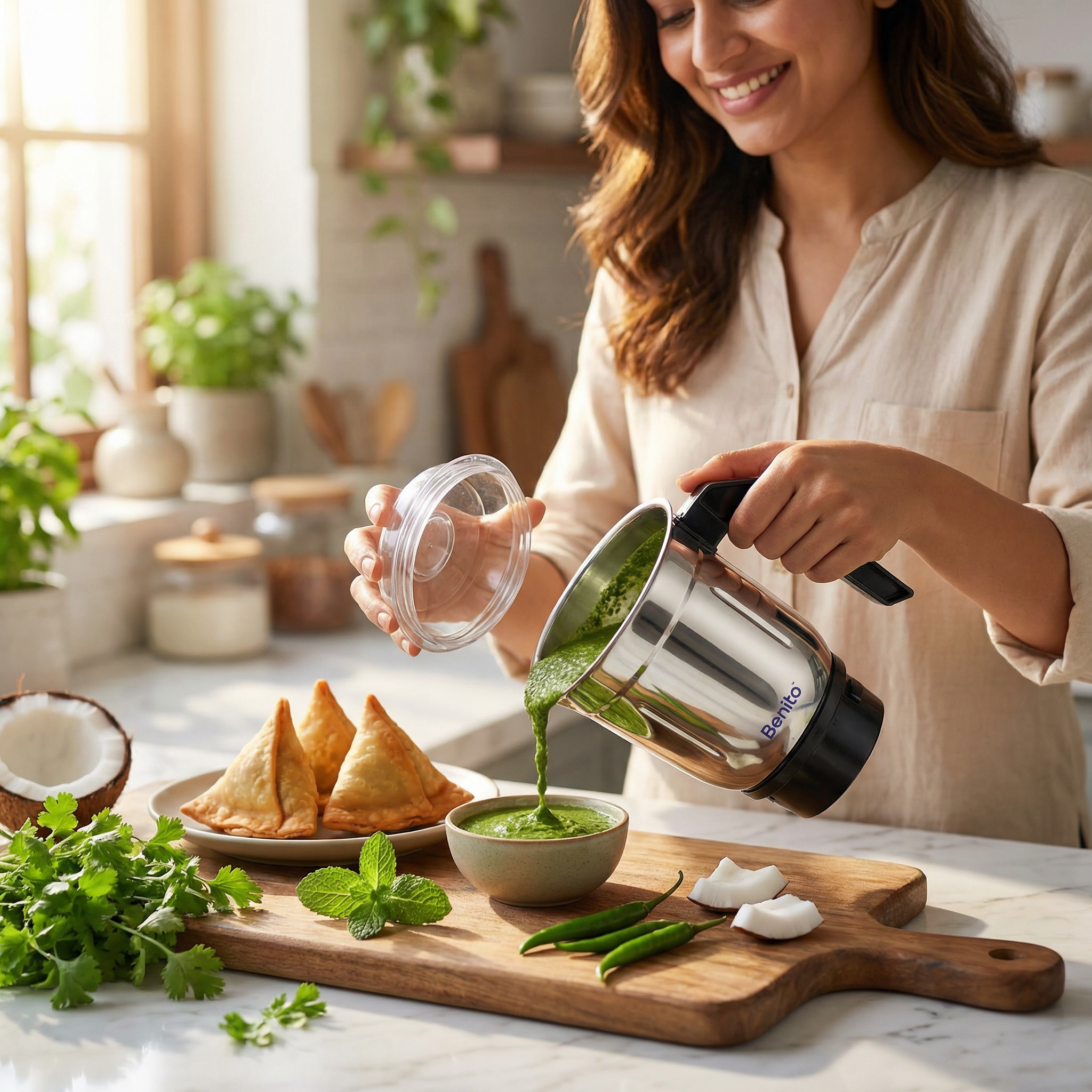 Excel 800ml Stainless Steel Chutney Jar.