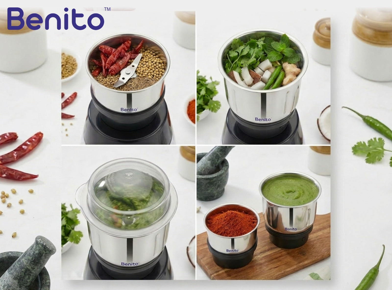 Combo 200ml - 600ml Stainless Steel Chutney Jar.