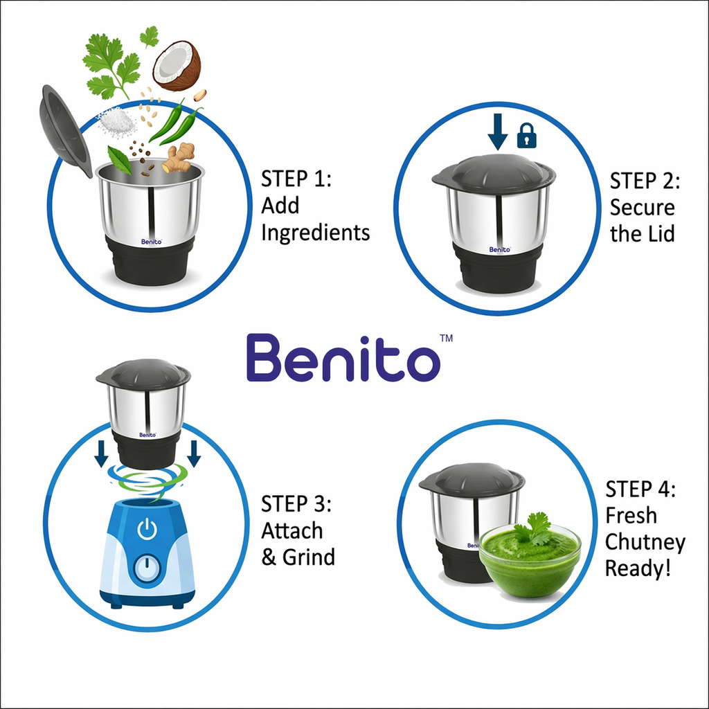 ECO 400ml Stainless Steel Chutney Jar.