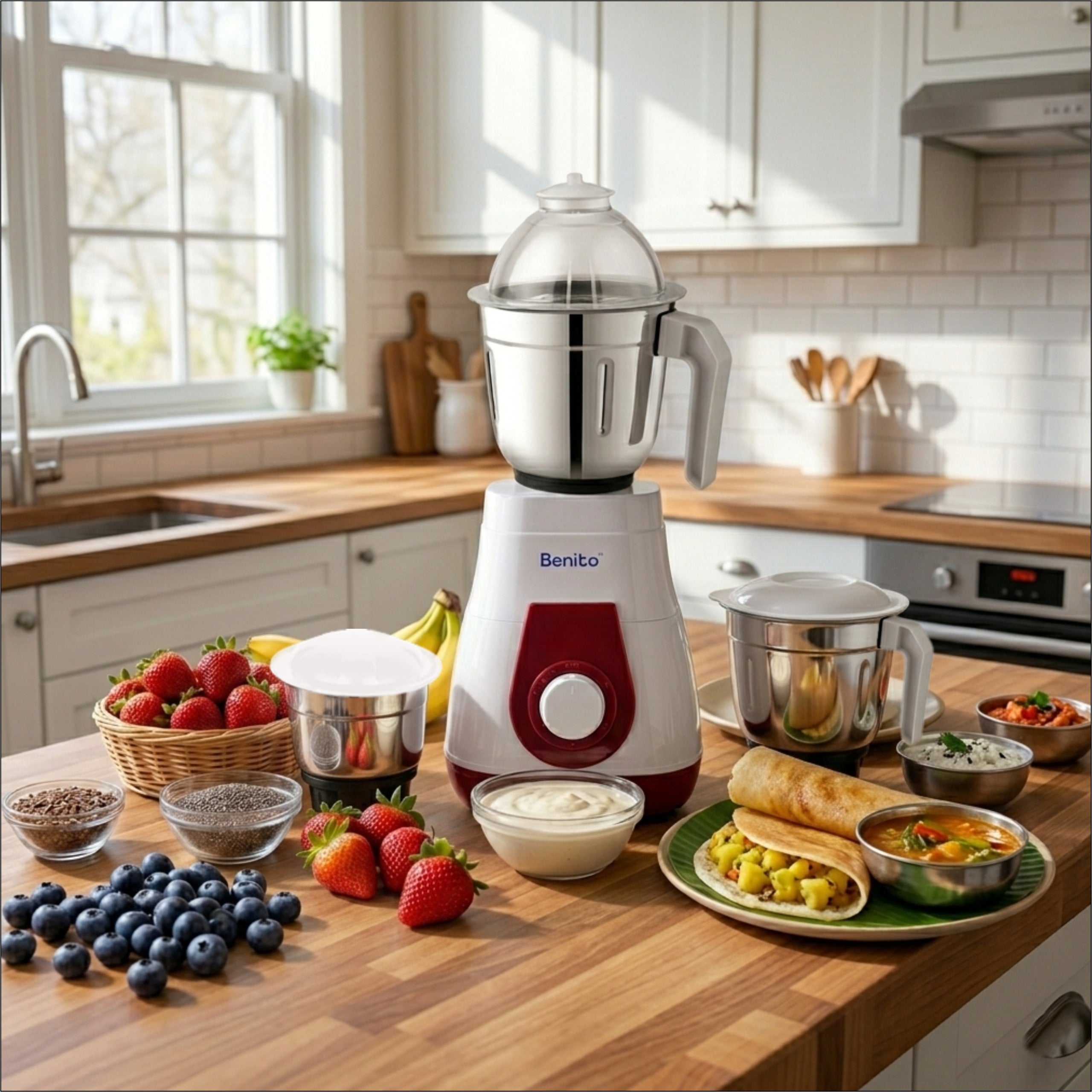 Monza 750W Mixer Grinder.