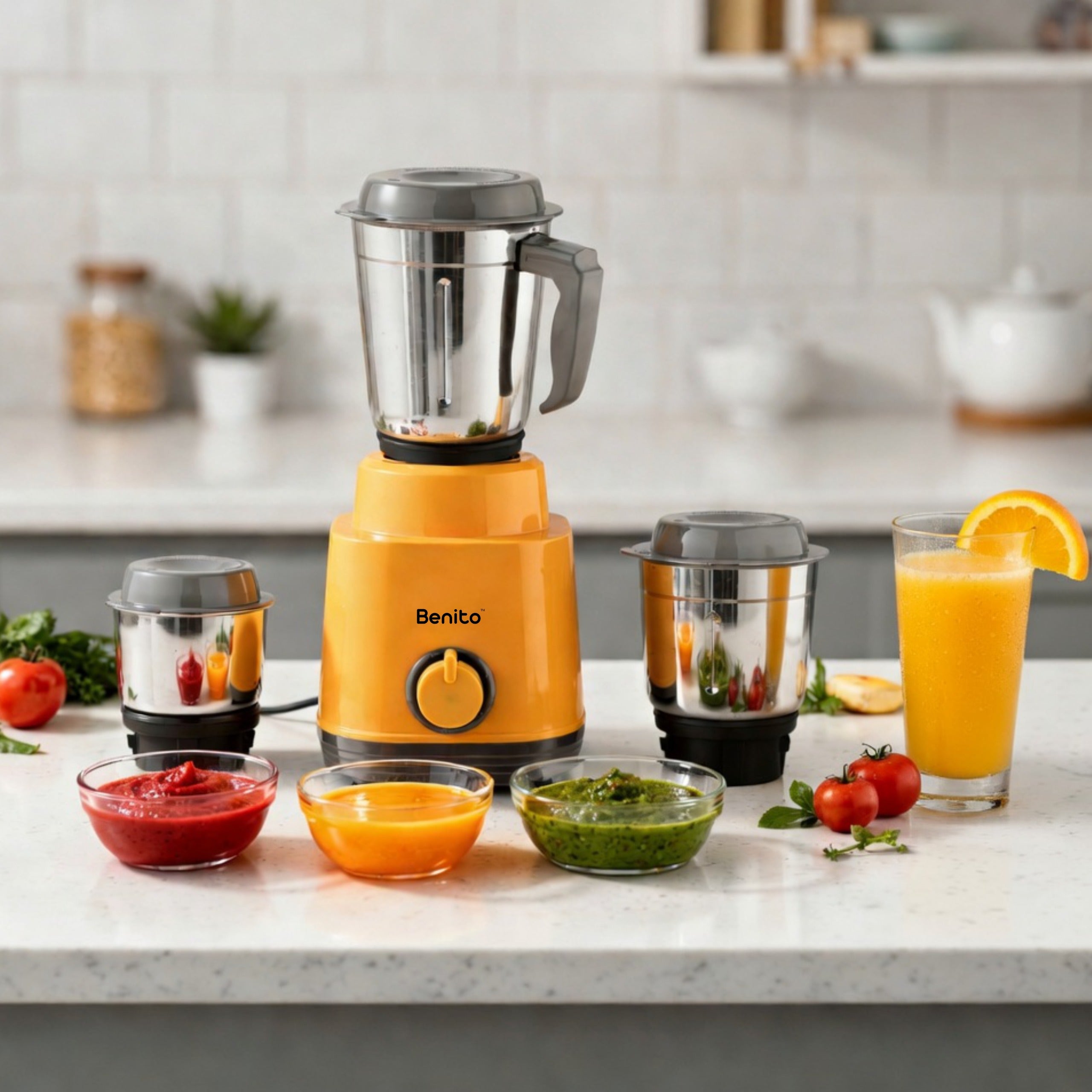 Turin 550W Mixer Grinder with 3 Jars.